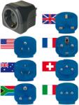 brennenstuhl Set Adaptor pentru priza Brennenstuhl 7 in1, Universal peste 150 de tari (1508160) - esell
