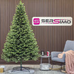 Brad artificial Christmas Deluxe by Sersimo, Carpati cu varfuri verzi, 2D+3D, 250cm (U-Carpati-GrTips-250)