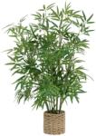  Bambus artificial Atmosphera cu ghiveci din material natural, 100 cm, verde (JJ-198205)