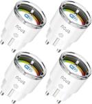 NOUS Set 4 prize inteligente WiFi NOUS A1, 15A, Monitorizare energie (A1-4pcs) - esell