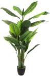  Planta artificiala Atmosphera Banana tree cu ghiveci, bananier, 116x116x168 cm, verde (JJ-155728)