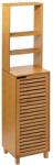  Dulap baie 5Five Sicela cu usa si rafturi, bambus, 38x33x168 cm, natur (JJ-200100)