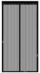  Plasa anti-insecte, cu inchidere magnetica, latime 80-100cm, inaltime 210-220cm, negru (HEB-7723)