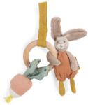 Moulin Roty Jucarie bebe inel lemn cu iepuras, Moulin Roty