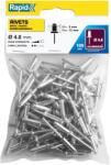 Rapid 5000382, set 100 de nituri de 9-12 mm, Ø4.8 x 16 mm (5000382)