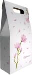 Loredo Cutie tip sacosa pentru sticle, model "Flori" roz (53993074164054) Suport sticla vin