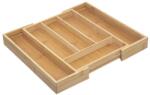  Organizator extensibil tacamuri 5Five din bambus cu 6 compartimente, 35x39x4 cm, natur (JJ-151258) Tacam