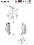 AS Filtru Funingine/Particule, Sist. De Esapament Fd5054 Hyundai I40 I/I40 I Cw/Ix35 (FD5054)