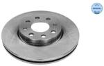 MEYLE Disc Frana Punte Fata 6155210015 Fiat Grande Punto/Punto/Punto Evo Opel Adam (6155210015)