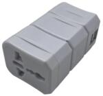 WELL Adaptor priza, 2 USB Well (ADAPT-PLUG-UNIV/2USB/WE-WL)