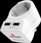 SKROSS Adaptor priza Skross 1.500281 SHUKO - US cu 2x USB (ADAPT-PLUG-EU/US/USB-SKRS)