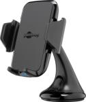 Goobay Incarcator auto wireless cu ventuza, Qi, 10W, negru, Goobay (CHAR-WLESSQI-07-GBAY)