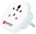 SKROSS Adaptor priza universal Skross 1.500217-E-HDK, India, Israel, Danemarca -> EU (ADAPT-PLUG-IN/EU/BX-SKRS)