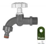 Bradas Robinet de Grădină 1/2" White Line Bradas: Calitate Premium pentru Exterior