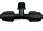  Teu cu Gheare 16 mm x 1/2" FE - Conector de Înaltă Siguranță la 6 bari pentru Tub Moale