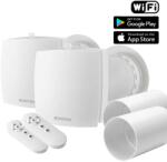 WENTOREX HRV One Medium WiFi egyhelyiséges hővisszanyerős szellőztető + 60 cm toldócső 2 db-os szett, párosítható - kazanexpressz