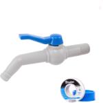  Robinet PVC Grădină 45° 1/2" (Filet Exterior): Compact și Rezistent pentru Exterior
