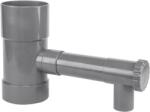  Colector / Captator de Apă Pluvială cu Robinet - 90 mm - GRI