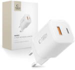 Tech-Protect 1x USB-A + 1x USB-C 3A 33W Alb (5906302375752)