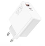 Lamtech QC3.0 PD 1xUSB + 1xUSB Type-C 65W Alb (9982018023558)