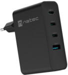 NATEC USB Charger Ribera GAN 3xUSBC + USBA 100W (NUC-2234)