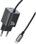 USAMS JC Series 30W GaN Mini 2xUSB-C negru (USA001580)