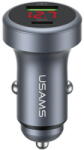 USAMS CC327 Aluminum 45W USB-A USB-C Tarnish (USA001685)
