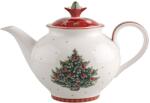 Villeroy&Boch Villeroy&Boch, Karácsonyi Mintás Teáskancsó - 1, 5 l, Piros/Fehér/Zöld