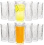 Vilde 12 darabos pohárkészlet, 320 ml, átlátszó, magasság 15 cm, átmérő 7, 3 cm (SET704)