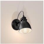 EGLO 55261 - Lampă de perete PRIDDY 1xE27/40W/230V neagră (EG55261)