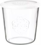 Weck Befőttesüvegek 0, 5 l, műanyag fedéllel, 4 db-os készlet