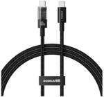 Baseus USB 2.0 Type C Összekötő Fekete 1m P10373000111-00 (P10373000111-00)