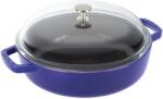 Staub Öntöttvas lábas üvegfedővel 28 cm sötétkék 40511-476-0 (40511-476-0)