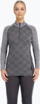 Dovre Bluză termoactivă pentru femei Dovre Wool Organic Half Zip grey