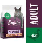 Smilla 4kg Smilla Adult Sensitive gabonamentes kacsa száraz macskatáp