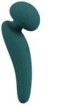 Sweet Smile Stimulator Flexible Wand Sweet Smile 10 Moduri Vibratii, Silicon, USB, Verde Inchis, 14.2 cm Vibrator