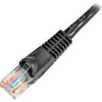 Wiretek UTP CAT5. E patch kábel 0, 5m fekete (WL021BG-0.5 BL) (WL021BG-0.5 BL)