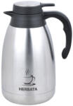 Kinghoff Cană termică de conferință pentru ceai Kinghoff KH 2095, 2 l, pereți dubli, corp din oțel inoxidabil, inox/negru (KH 2095)