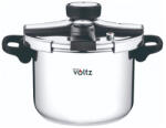 Voltz Oală sub presiune Oliver Voltz OV51311C7, 7 l, 100 kPa, două capace, mânere rabatabile, compatibilă cu plitele cu inducție, oțel inoxidabil (OV51311C7)