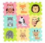 Petite&mars Puzzle pliabil de podea Nexli 6 buc, Safari Friends (AGS960130)