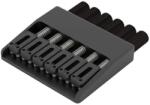 Hipshot 6 String headless guitar fixed Black Мост за китара (4H600B-B)