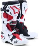 Alpinestars Ghete motocross Alpinestars TECH 10 alb-negru-roșu (AIM130-695)