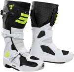 Shot Ghete motocross Shot Race 6 negru-alb-galben fluo 2 - calitate II. - II. calitate - II. calitate (IISHOA09-24B1-A012)