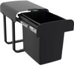 EKOTECH - Beépíthető hulladékgyűjtő ALADIN 40 BLACK BIO 1x15 liter (MK90134060J)