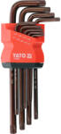 TOYA YT-05680 Hosszú torxkulcs készlet T10 - T50 9 részes (YT-05680)