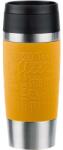 emsa Travel Mug Classic N20208 Termosz 0, 36 Liter Mustársárga Rozsdamentes Acél 360° Ivónyílás 4h Meleg 8h Hideg 100% Szivárgásmentes Mosoga (N20208)