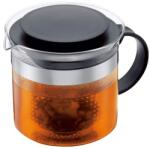 Bodum Bistro Nouveau teakészítő 1, 5 l fekete színű üveg teáskanna 12 csészés kapacitással