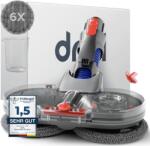 Dripl Felmosó Feltét Dyson V7/V8/V10/V11/V15/Gen5 Porszívóhoz, Elektromos Padlófelmosó, Levehető Víztartállyal, 6 Mosható Moppal és 1 Töltőt