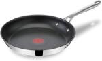 Tefal Jamie Oliver Cook's Direct On serpenyő, indukciós, 28 cm - rozsdamentes acél (E3040644)