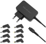 Qoltec univerzális Laptop Töltő 45W 8 fejjel Felbontott csomagolás (QC-51025-EX)